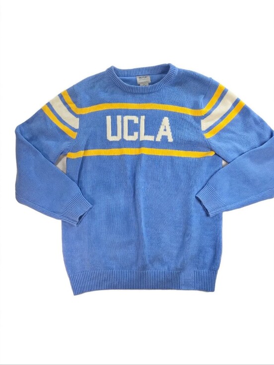 Hillflint Other - Hillflint UCLA Sweater Mens XXL Blue Yellow Varsity Stripe Varsity Knit